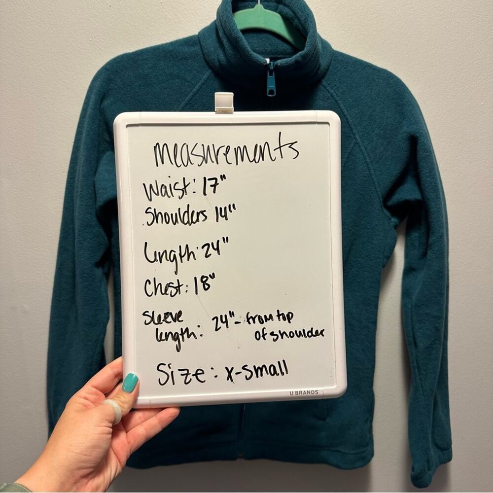 Columbia emerald full zip light weight fleece Size XS - Picture 6 of 6